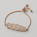 18K Gold-Plated Pavé Infinity Loop CZ Bracelet