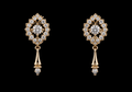 18K Gold-Plated Art Deco CZ Drop Earrings