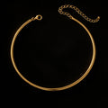 18K Gold-Plated Sleek Collar Necklace
