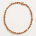 18K Gold-Plated Textured Bead Collar Necklace