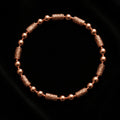 18K Gold-Plated Textured Bead Collar Necklace